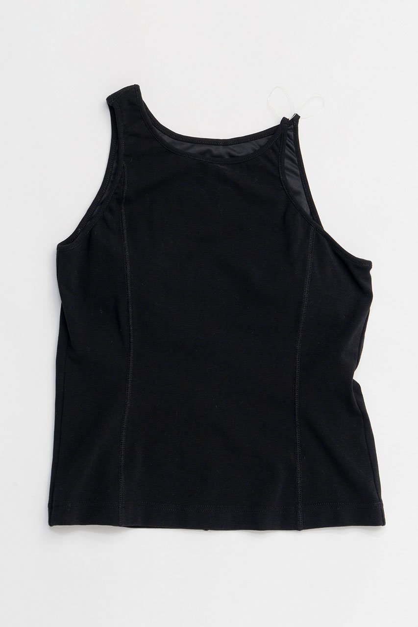 【メゾンスペシャル/MAISON SPECIAL】のClear Wire Tank/クリアワイヤータンク インテリア・キッズ・メンズ・レディースファッション・服の通販 founy(ファニー) 　ファッション　Fashion　レディースファッション　Fashion for Women　トップス・カットソー　Cut & Sew Tops　キャミソール&ノースリーブ　Camisoles & Sleeveless Tops　シャツ・ブラウス・オフィスカジュアル　Elegant Blouses & Button-Ups　ロングTシャツ・Tシャツ　Longline T-Shirts & Tees　カットソー・ベーシックTシャツ　Cut-and-Sewn Tops / Stretch Tees & Basics　2026年　2026　キャミソール　Camisole, Spaghetti Strap Top　タンク　Tank Top, Sleeveless Top　夏　Summer　春　Spring　S/S・春夏　SS, Spring/Summer, Warm Season　BLK(ブラック)|ID: prp329100004851946 ipo3291000000035610448