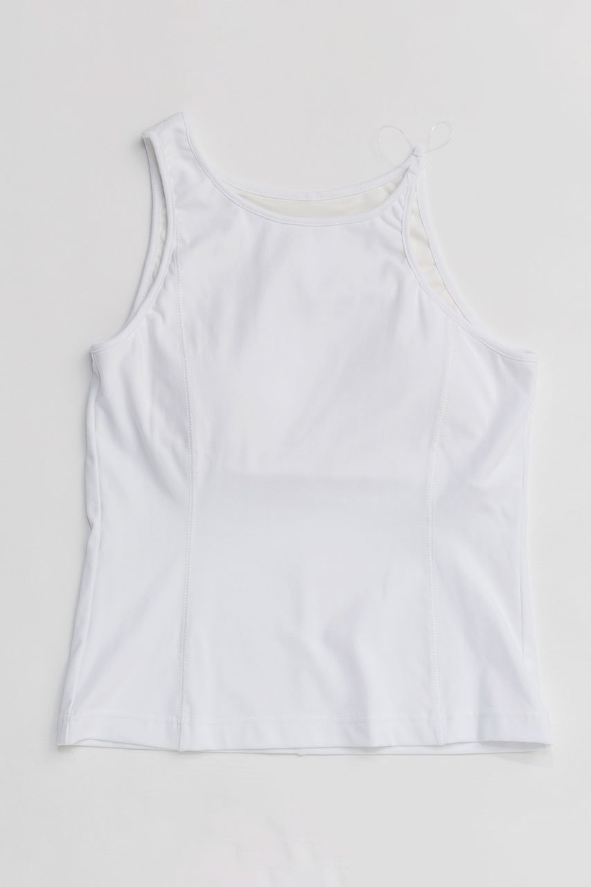 【メゾンスペシャル/MAISON SPECIAL】のClear Wire Tank/クリアワイヤータンク インテリア・キッズ・メンズ・レディースファッション・服の通販 founy(ファニー) 　ファッション　Fashion　レディースファッション　Fashion for Women　トップス・カットソー　Cut & Sew Tops　キャミソール&ノースリーブ　Camisoles & Sleeveless Tops　シャツ・ブラウス・オフィスカジュアル　Elegant Blouses & Button-Ups　ロングTシャツ・Tシャツ　Longline T-Shirts & Tees　カットソー・ベーシックTシャツ　Cut-and-Sewn Tops / Stretch Tees & Basics　2026年　2026　キャミソール　Camisole, Spaghetti Strap Top　タンク　Tank Top, Sleeveless Top　夏　Summer　春　Spring　S/S・春夏　SS, Spring/Summer, Warm Season　WHT(ホワイト)|ID: prp329100004851946 ipo3291000000035610450