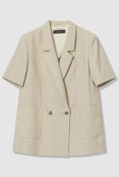 【アルアバイル/allureville】のハーフスリーブジャケット 人気、トレンドファッション・服の通販 founy(ファニー) ファッション Fashion レディースファッション Fashion for Women アウター Coat / Outerwear Collection レディースジャケット・軽アウター Jackets 2026年 2026 ジャケット Jacket, Outerwear ダブル Double, Double-Breasted リネン Linen, Linen Fabric 半袖 Short Sleeve, Half Sleeve 夏 Summer 春 Spring S/S・春夏 SS, Spring/Summer, Warm Season |ID:prp329100004851952