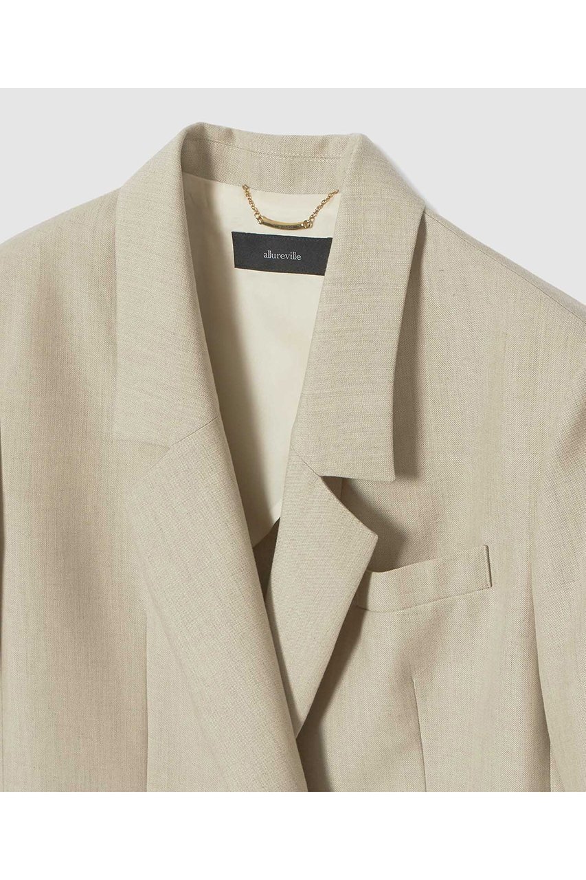 【アルアバイル/allureville】のハーフスリーブジャケット 人気、トレンドファッション・服の通販 founy(ファニー) 　ファッション　Fashion　レディースファッション　Fashion for Women　アウター　Coat / Outerwear Collection　レディースジャケット・軽アウター　Jackets　2026年　2026　ジャケット　Jacket, Outerwear　ダブル　Double, Double-Breasted　リネン　Linen, Linen Fabric　半袖　Short Sleeve, Half Sleeve　夏　Summer　春　Spring　S/S・春夏　SS, Spring/Summer, Warm Season　other-3|ID: prp329100004851952 ipo3291000000035610501