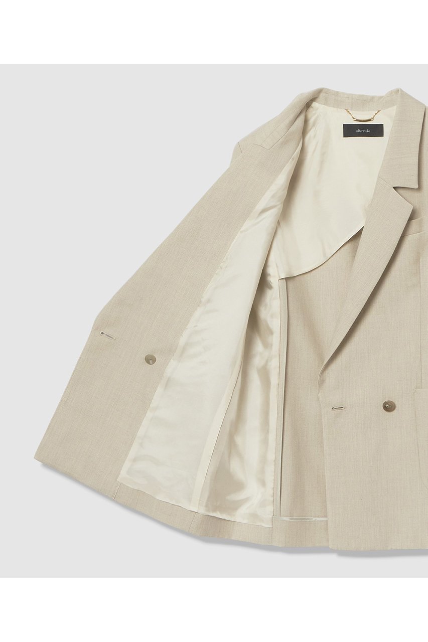 【アルアバイル/allureville】のハーフスリーブジャケット 人気、トレンドファッション・服の通販 founy(ファニー) 　ファッション　Fashion　レディースファッション　Fashion for Women　アウター　Coat / Outerwear Collection　レディースジャケット・軽アウター　Jackets　2026年　2026　ジャケット　Jacket, Outerwear　ダブル　Double, Double-Breasted　リネン　Linen, Linen Fabric　半袖　Short Sleeve, Half Sleeve　夏　Summer　春　Spring　S/S・春夏　SS, Spring/Summer, Warm Season　other-8|ID: prp329100004851952 ipo3291000000035610506