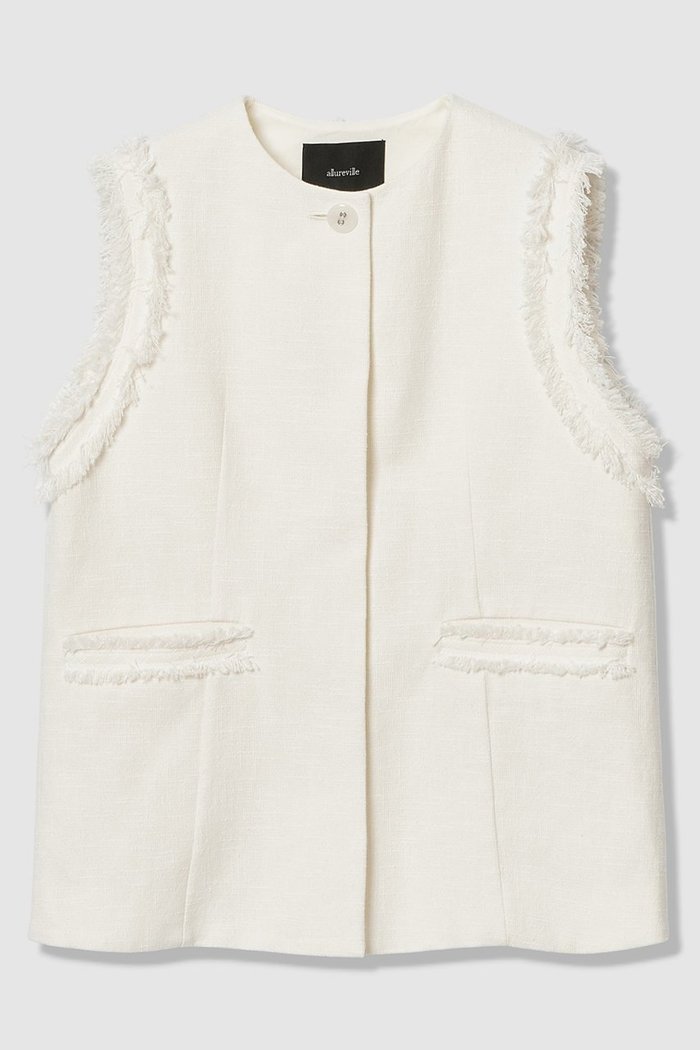 【アルアバイル/allureville】のミックスツイードフレアジレ インテリア・キッズ・メンズ・レディースファッション・服の通販 founy(ファニー) https://founy.com/ ファッション Fashion レディースファッション Fashion for Women アウター Coat / Outerwear Collection レディースジャケット・軽アウター Jackets 2026年 2026 ジャケット Jacket, Outerwear ツイード Twill, Twill Weave ベスト Vest, Waistcoat 夏 Summer 春 Spring S/S・春夏 SS, Spring/Summer, Warm Season 無地 Plain, Solid Color |ID: prp329100004851954 ipo3291000000035610517