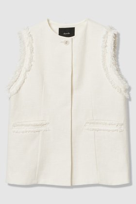 【アルアバイル/allureville】 ミックスツイードフレアジレ人気、トレンドファッション・服の通販 founy(ファニー) ファッション Fashion レディースファッション Fashion for Women アウター Coat / Outerwear Collection レディースジャケット・軽アウター Jackets 2026年 2026 ジャケット Jacket, Outerwear ツイード Twill, Twill Weave ベスト Vest, Waistcoat 夏 Summer 春 Spring S/S・春夏 SS, Spring/Summer, Warm Season 無地 Plain, Solid Color |ID:prp329100004851954