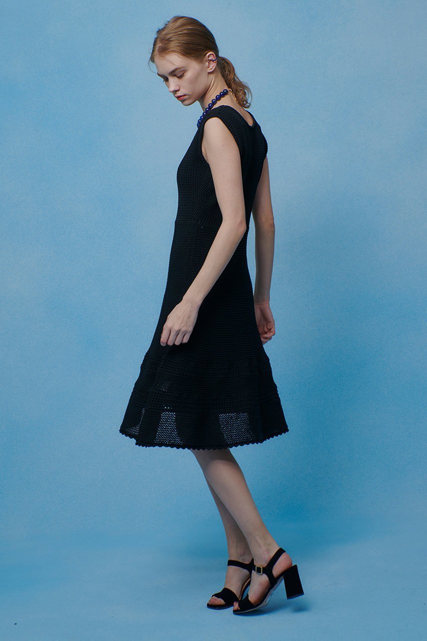 【アルアバイル/allureville】の【LOULOU WILLOUGHBY】メッシュクロッシェミニワンピース 人気、トレンドファッション・服の通販 founy(ファニー) 　ファッション　Fashion　レディースファッション　Fashion for Women　ワンピース　Dresses　チュニック　Tunic Tops & Dresses　2026年　2026　サンダル　Sandals, Summer Shoes　シューズ　Shoes, Footwear　チュニック　Tunic, Long Top　フラット　Flat, Flat Shoes　フレア　Flare, Flared　メッシュ　Mesh, Net Fabric　夏　Summer　春　Spring　S/S・春夏　SS, Spring/Summer, Warm Season　other-4|ID: prp329100004851955 ipo3291000000035610529