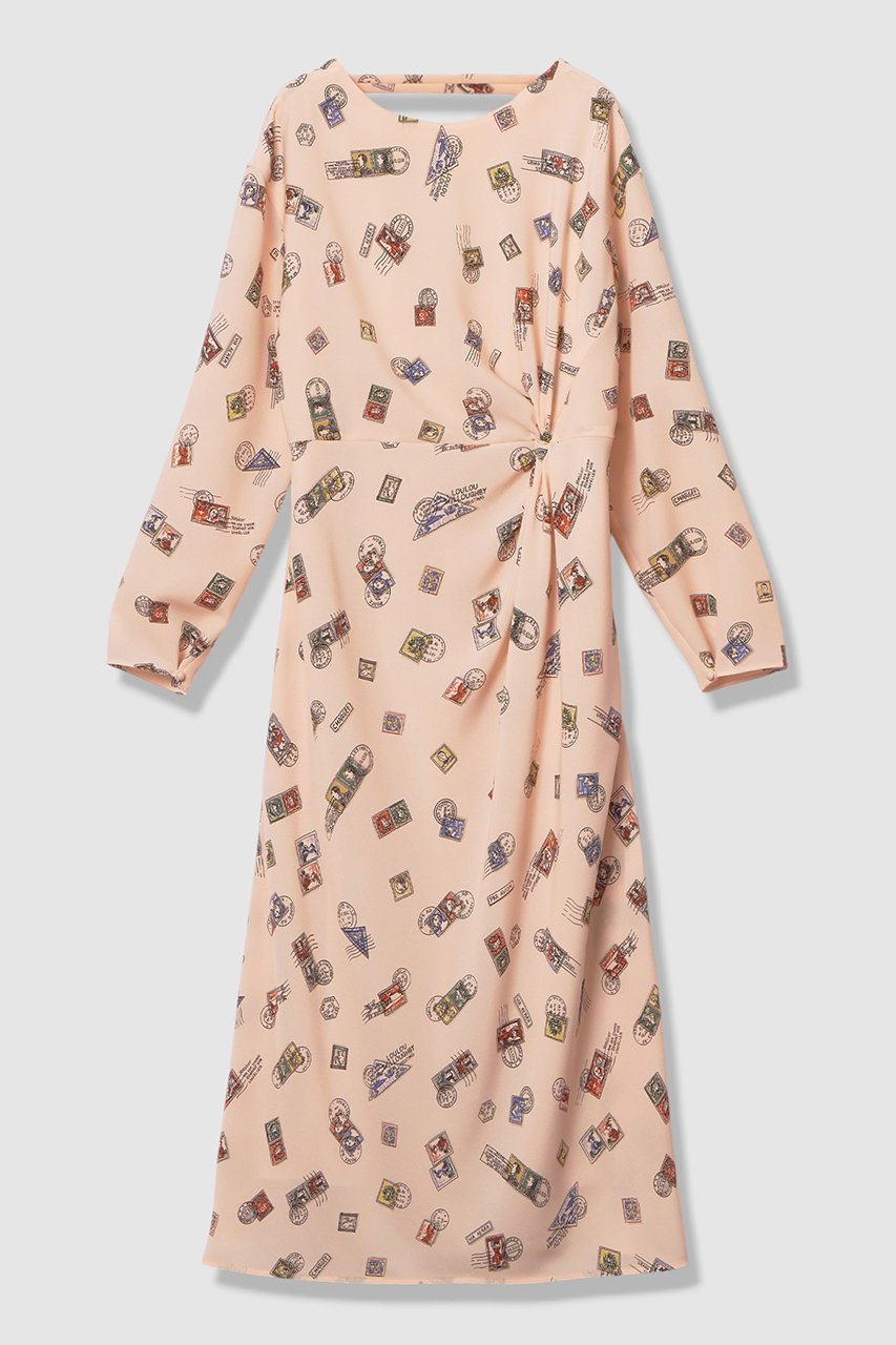 【アルアバイル/allureville】の【LOULOU WILLOUGHBY】レタープリントワンピース インテリア・キッズ・メンズ・レディースファッション・服の通販 founy(ファニー) ファッション Fashion レディースファッション Fashion for Women ワンピース Dresses チュニック Tunic Tops & Dresses おすすめ Recommended / Our Picks キャミソール Camisole, Spaghetti Strap Top チュニック Tunic, Long Top ドレープ Drape, Draping Fabric プリント Print, Printed Pattern モチーフ Motif, Design Theme ロング Long, Long-Length 新作・新入荷 New Arrivals / New In ピンク|ID: prp329100004851956 ipo3291000000036093134