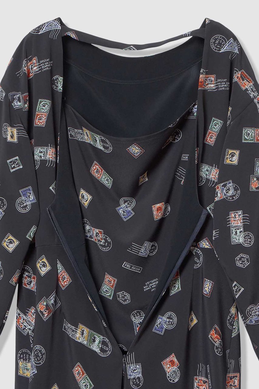 【アルアバイル/allureville】の【LOULOU WILLOUGHBY】レタープリントワンピース 人気、トレンドファッション・服の通販 founy(ファニー) ファッション Fashion レディースファッション Fashion for Women ワンピース Dresses チュニック Tunic Tops & Dresses おすすめ Recommended / Our Picks キャミソール Camisole, Spaghetti Strap Top チュニック Tunic, Long Top ドレープ Drape, Draping Fabric プリント Print, Printed Pattern モチーフ Motif, Design Theme ロング Long, Long-Length 新作・新入荷 New Arrivals / New In other-6|ID: prp329100004851956 ipo3291000000036093140