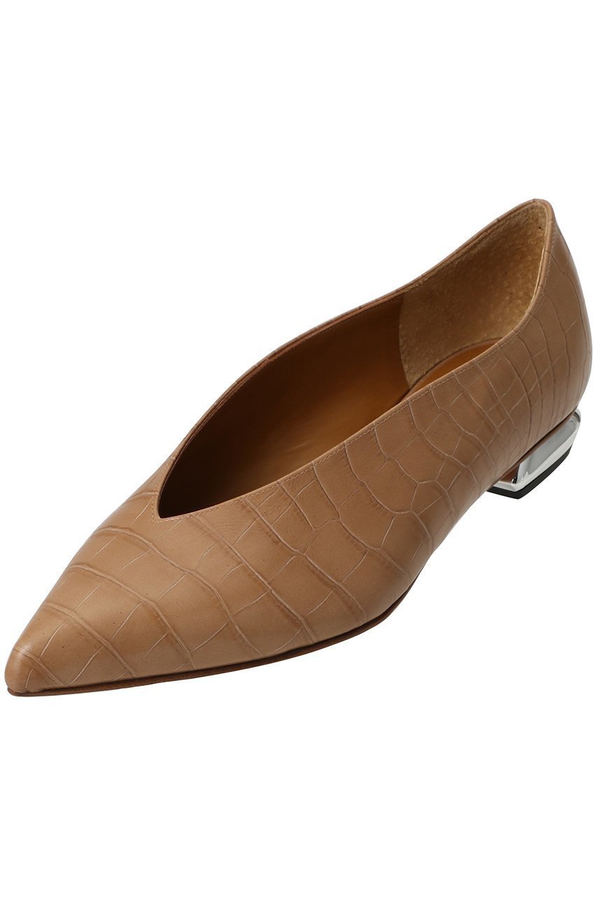 【リュニック エ モア/L'unique et moi】のVague ローヒールパンプス インテリア・キッズ・メンズ・レディースファッション・服の通販 founy(ファニー) 　ファッション　Fashion　レディースファッション　Fashion for Women　2026年　2026　オケージョン　Occasion Wear　シルバー　Silver, Metallic Silver　ビジネス 仕事 通勤　Business / Work / Commuting　夏　Summer　春　Spring　S/S・春夏　SS, Spring/Summer, Warm Season　ベージュクロコ|ID: prp329100004851962 ipo3291000000035610593