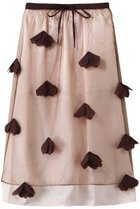 【メゾンスペシャル/MAISON SPECIAL】のSheer Floral Layered Skirt/シアーフラワーレイヤードスカート BRN(ブラウン)|ID: prp329100004851964 ipo3291000000036642438