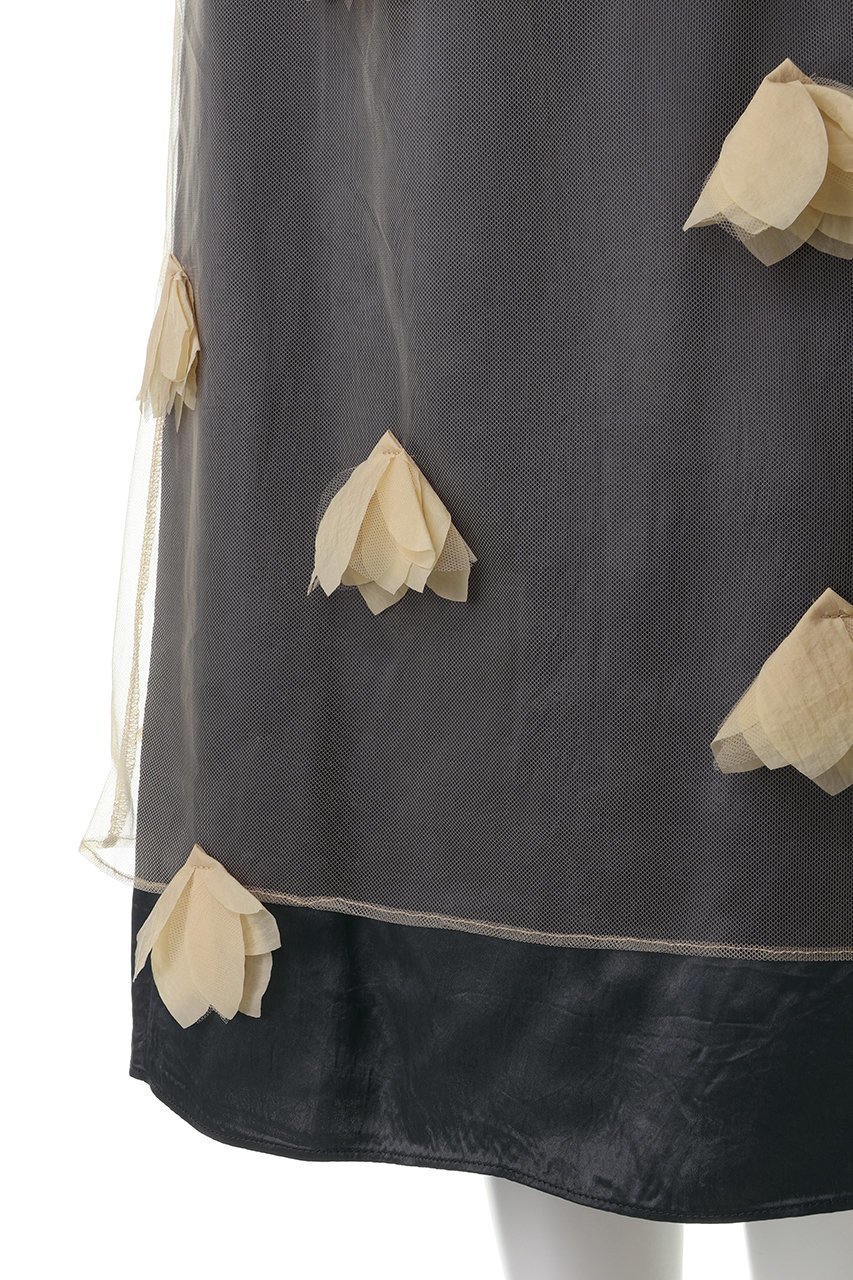 【メゾンスペシャル/MAISON SPECIAL】のSheer Floral Layered Skirt/シアーフラワーレイヤードスカート 大人の最旬トレンドファッション＆コーディネート founy(ファウニー) 　ファッション　Fashion　レディースファッション　Fashion for Women　スカート　Skirts　ロングスカート　Long Skirts / Maxi & Midi Skirts　インナー　Innerwear　チュール　Tulip, Tulip Motif　フラワー　Flower, Floral　ミックス　Mix, Mixed Style　モチーフ　Motif, Design Theme　ロング　Long, Long-Length　ワッシャー　Washer, Crinkled Finish　エレガント 上品　Elegant　軽量　Lightweight, Ultra Light　other-5|ID: prp329100004851964 ipo3291000000036642443
