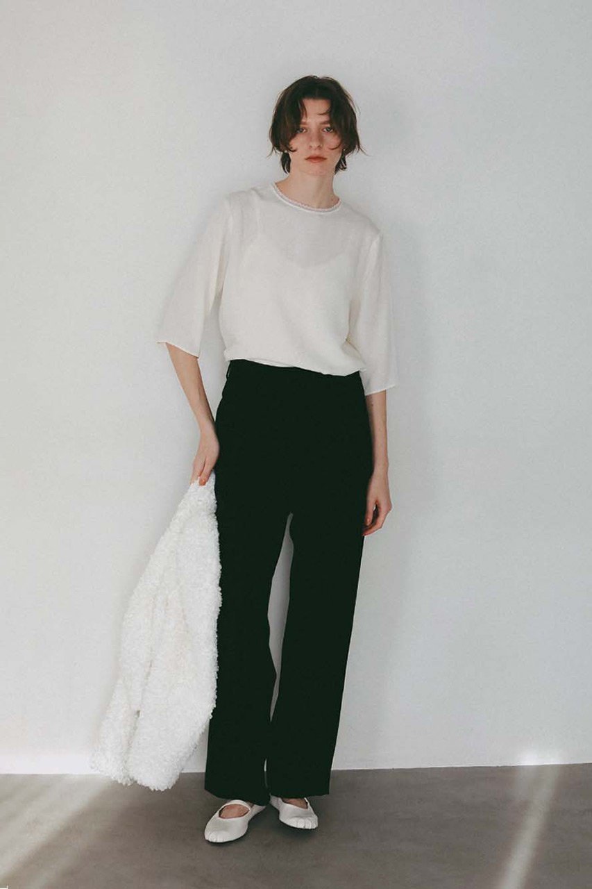 【ハー/HER.】のレーストリムブラウス 人気、トレンドファッション・服の通販 founy(ファニー) 　ファッション　Fashion　レディースファッション　Fashion for Women　トップス・カットソー　Cut & Sew Tops　シャツ・ブラウス・オフィスカジュアル　Elegant Blouses & Button-Ups　2026年　2026　とろみ　Fluid, Flowy Fabric　オケージョン　Occasion Wear　スリーブ　Sleeve, Long Sleeve / Short Sleeve　ロング　Long, Long-Length　夏　Summer　春　Spring　S/S・春夏　SS, Spring/Summer, Warm Season　軽量　Lightweight, Ultra Light　other-2|ID: prp329100004852187 ipo3291000000035620624