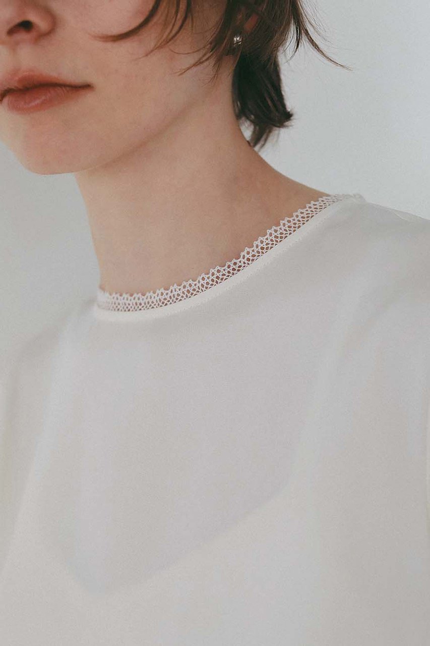 【ハー/HER.】のレーストリムブラウス 人気、トレンドファッション・服の通販 founy(ファニー) 　ファッション　Fashion　レディースファッション　Fashion for Women　トップス・カットソー　Cut & Sew Tops　シャツ・ブラウス・オフィスカジュアル　Elegant Blouses & Button-Ups　2026年　2026　とろみ　Fluid, Flowy Fabric　オケージョン　Occasion Wear　スリーブ　Sleeve, Long Sleeve / Short Sleeve　ロング　Long, Long-Length　夏　Summer　春　Spring　S/S・春夏　SS, Spring/Summer, Warm Season　軽量　Lightweight, Ultra Light　other-6|ID: prp329100004852187 ipo3291000000035620631