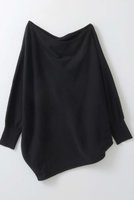 【ハー/HER.】のドレープニットプルオーバー 人気、トレンドファッション・服の通販 founy(ファニー) ファッション Fashion レディースファッション Fashion for Women トップス・カットソー Cut & Sew Tops ニット Knit Tops & Sweaters カジュアルプルオーバー・ニットトップス Pullovers & Knit Tops / Casual Pullovers 2026年 2026 アシンメトリー Asymmetrical Style ショルダー Shoulder, Shoulder Strap ドレープ Drape, Draping Fabric 夏 Summer 春 Spring S/S・春夏 SS, Spring/Summer, Warm Season |ID:prp329100004852189