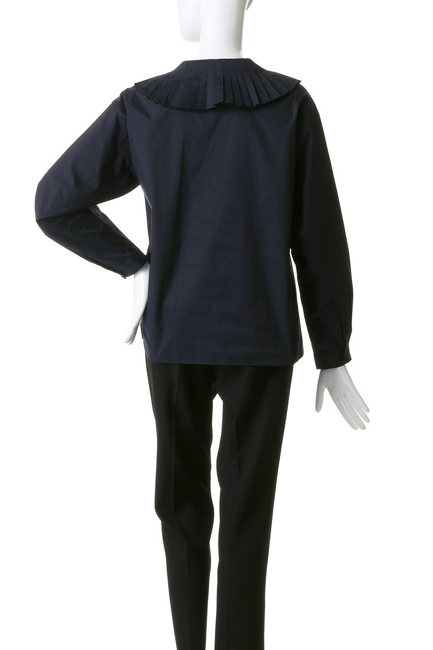 【マルティニーク/martinique】のアコーディオンプリーツカラーシャツ 人気、トレンドファッション・服の通販 founy(ファニー) 　ファッション　Fashion　レディースファッション　Fashion for Women　トップス・カットソー　Cut & Sew Tops　シャツ・ブラウス・オフィスカジュアル　Elegant Blouses & Button-Ups　2026年　2026　おすすめ　Recommended / Our Picks　ジャケット　Jacket, Outerwear　スリーブ　Sleeve, Long Sleeve / Short Sleeve　パーティ　Party, Party Style　プリーツ　Pleats, Pleated　ロング　Long, Long-Length　エレガント 上品　Elegant　夏　Summer　春　Spring　S/S・春夏　SS, Spring/Summer, Warm Season　other-4|ID: prp329100004852194 ipo3291000000035778383