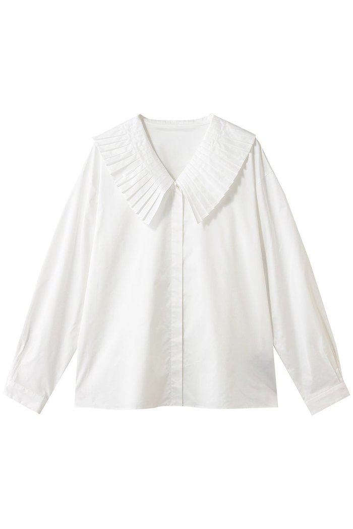 【マルティニーク/martinique】のアコーディオンプリーツカラーシャツ インテリア・キッズ・メンズ・レディースファッション・服の通販 founy(ファニー) https://founy.com/ ファッション Fashion レディースファッション Fashion for Women トップス・カットソー Cut & Sew Tops シャツ・ブラウス・オフィスカジュアル Elegant Blouses & Button-Ups 2026年 2026 おすすめ Recommended / Our Picks ジャケット Jacket, Outerwear スリーブ Sleeve, Long Sleeve / Short Sleeve パーティ Party, Party Style プリーツ Pleats, Pleated ロング Long, Long-Length エレガント 上品 Elegant 夏 Summer 春 Spring S/S・春夏 SS, Spring/Summer, Warm Season |ID: prp329100004852194 ipo3291000000036245905