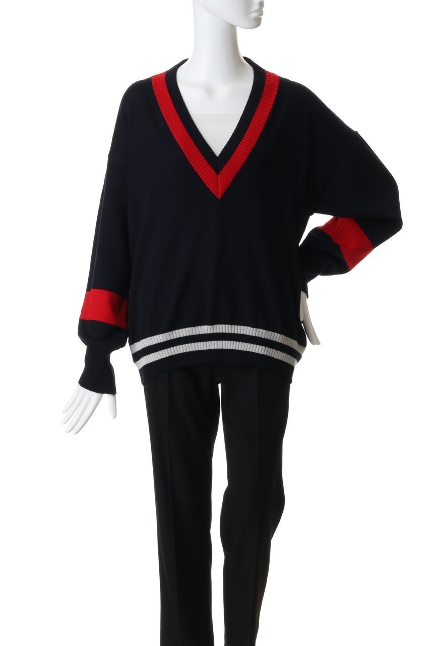 【プルミエ アロンディスモン/1er Arrondissement】の【tricot de papa】ウールVネックニットプルオーバー 人気、トレンドファッション・服の通販 founy(ファニー) 　ファッション　Fashion　レディースファッション　Fashion for Women　トップス・カットソー　Cut & Sew Tops　ニット　Knit Tops & Sweaters　カジュアルプルオーバー・ニットトップス　Pullovers & Knit Tops / Casual Pullovers　Vネックトップス　V-Neck Tops / V-Cut Neckline Shirts　スポーティ　Sporty, Casual Athletic　トレンド　Trend, Trending Now　other-2|ID: prp329100004852197 ipo3291000000036477919