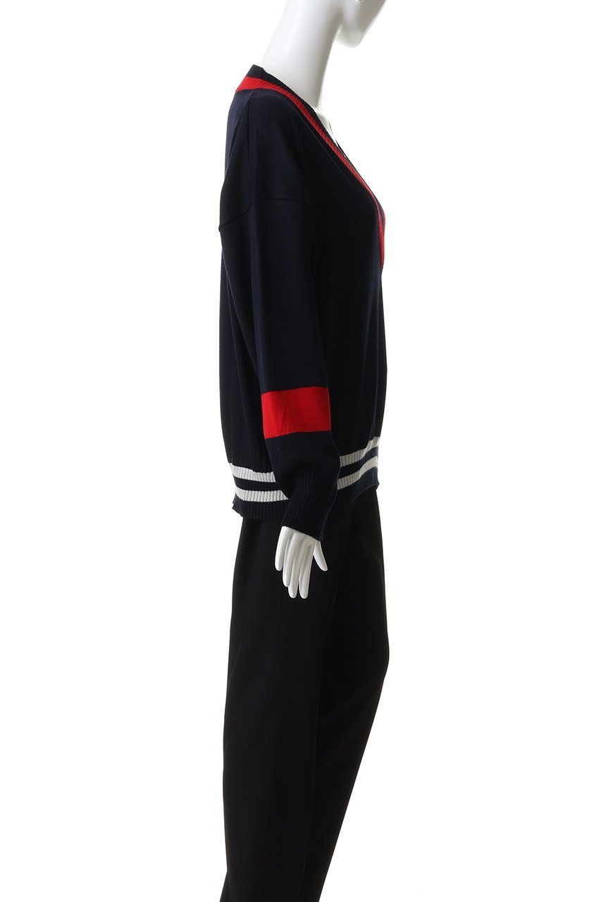【プルミエ アロンディスモン/1er Arrondissement】の【tricot de papa】ウールVネックニットプルオーバー 大人の最旬トレンドファッション＆コーディネート founy(ファウニー) 　ファッション　Fashion　レディースファッション　Fashion for Women　トップス・カットソー　Cut & Sew Tops　ニット　Knit Tops & Sweaters　カジュアルプルオーバー・ニットトップス　Pullovers & Knit Tops / Casual Pullovers　Vネックトップス　V-Neck Tops / V-Cut Neckline Shirts　スポーティ　Sporty, Casual Athletic　トレンド　Trend, Trending Now　other-3|ID: prp329100004852197 ipo3291000000036887213
