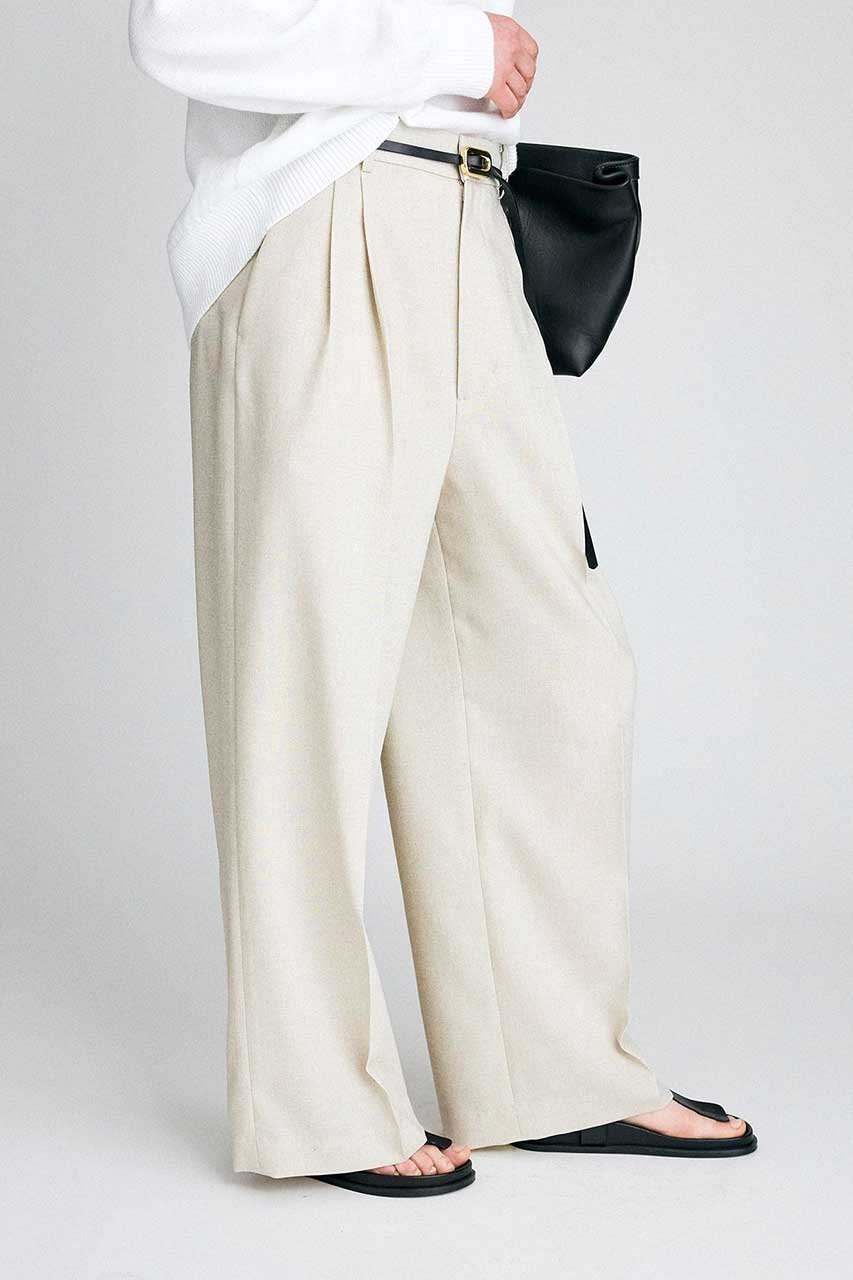 【ブリル/BRILL】のスラブオックスタックパンツ 人気、トレンドファッション・服の通販 founy(ファニー) 　ファッション　Fashion　レディースファッション　Fashion for Women　パンツ　Pants & Trousers　オックス　Oxford Fabric　人気　Popular, Best Seller　再入荷　Restock / Back in Stock　other-3|ID: prp329100004852205 ipo3291000000036686149