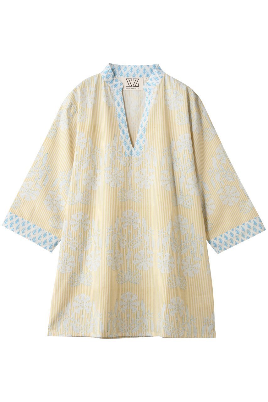 【エスゼット ブロックプリント/SZ Blockprints】のSHORT DOUCE DRESS VINE チュニック インテリア・キッズ・メンズ・レディースファッション・服の通販 founy(ファニー) 　ファッション　Fashion　レディースファッション　Fashion for Women　ワンピース　Dresses　フォーマル・パーティードレス・結婚式用ドレス　Elegant & Casual Dresses　チュニック　Tunic Tops & Dresses　チュニック　Tunic, Long Top　プリント　Print, Printed Pattern　リゾート　Resort, Vacation Style　アイボリー|ID: prp329100004852207 ipo3291000000036743635