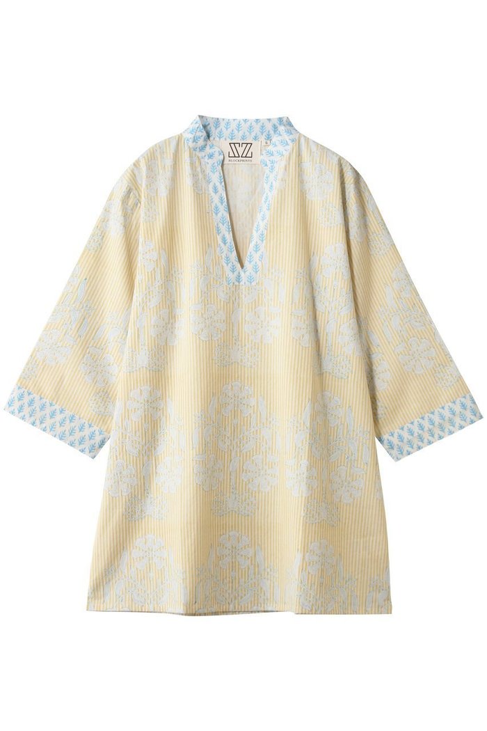 【エスゼット ブロックプリント/SZ Blockprints】のSHORT DOUCE DRESS VINE チュニック インテリア・キッズ・メンズ・レディースファッション・服の通販 founy(ファニー) https://founy.com/ ファッション Fashion レディースファッション Fashion for Women ワンピース Dresses フォーマル・パーティードレス・結婚式用ドレス Elegant & Casual Dresses チュニック Tunic Tops & Dresses チュニック Tunic, Long Top プリント Print, Printed Pattern リゾート Resort, Vacation Style |ID: prp329100004852207 ipo3291000000036952798