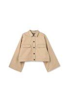 【アンクレイヴ/uncrave】の【2/12 12:00販売開始】チノギャバジン ブルゾン 人気、トレンドファッション・服の通販 founy(ファニー) ファッション Fashion レディースファッション Fashion for Women アウター Coat / Outerwear Collection レディースジャケット・軽アウター Jackets ブルゾンジャケット・スポーティアウター Blouson Jackets 2026年 2026 ショート Short, Short Length ジャケット Jacket, Outerwear バランス Balance, Style Balance ブルゾン Blouson, Bomber Jacket 夏 Summer 春 Spring S/S・春夏 SS, Spring/Summer, Warm Season thumbnail ベージュ|ID: prp329100004852235 ipo3291000000035622144