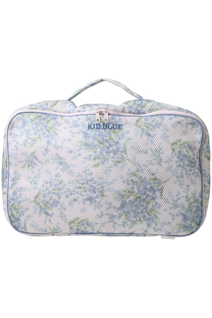 【キッドブルー/KID BLUE】の26ミモザランドリーネットランジェリーケース インテリア・キッズ・メンズ・レディースファッション・服の通販 founy(ファニー) 　ファッション　Fashion　レディースファッション　Fashion for Women　ポーチ&ミニバッグ　Pouches & Mini Bags　ジュエリー　Jewelry, Accessories　パジャマ　Pajamas, Sleepwear　プリント　Print, Printed Pattern　ポーチ　Pouch, Small Case　ランジェリー　Lingerie, Intimate Wear　新作・新入荷　New Arrivals / New In　旅行　Travel　ブルー|ID: prp329100004852240 ipo3291000000035622182