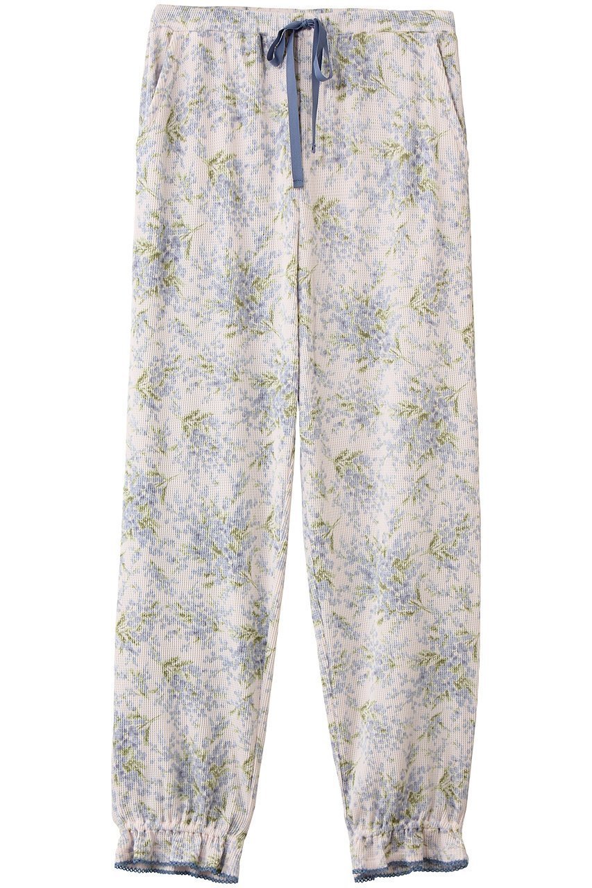 【キッドブルー/KID BLUE】の26ワッフルミモザボトム インテリア・キッズ・メンズ・レディースファッション・服の通販 founy(ファニー) 　ファッション　Fashion　レディースファッション　Fashion for Women　おすすめ　Recommended / Our Picks　セットアップ　Set-Up, Coordinated Outfit　パジャマ　Pajamas, Sleepwear　フェミニン　Feminine, Girly　ラッフル　Ruffle, Frill　ロング　Long, Long-Length　ワッフル　Waffle, Waffle Knit　新作・新入荷　New Arrivals / New In　ブルー|ID: prp329100004852246 ipo3291000000035622234