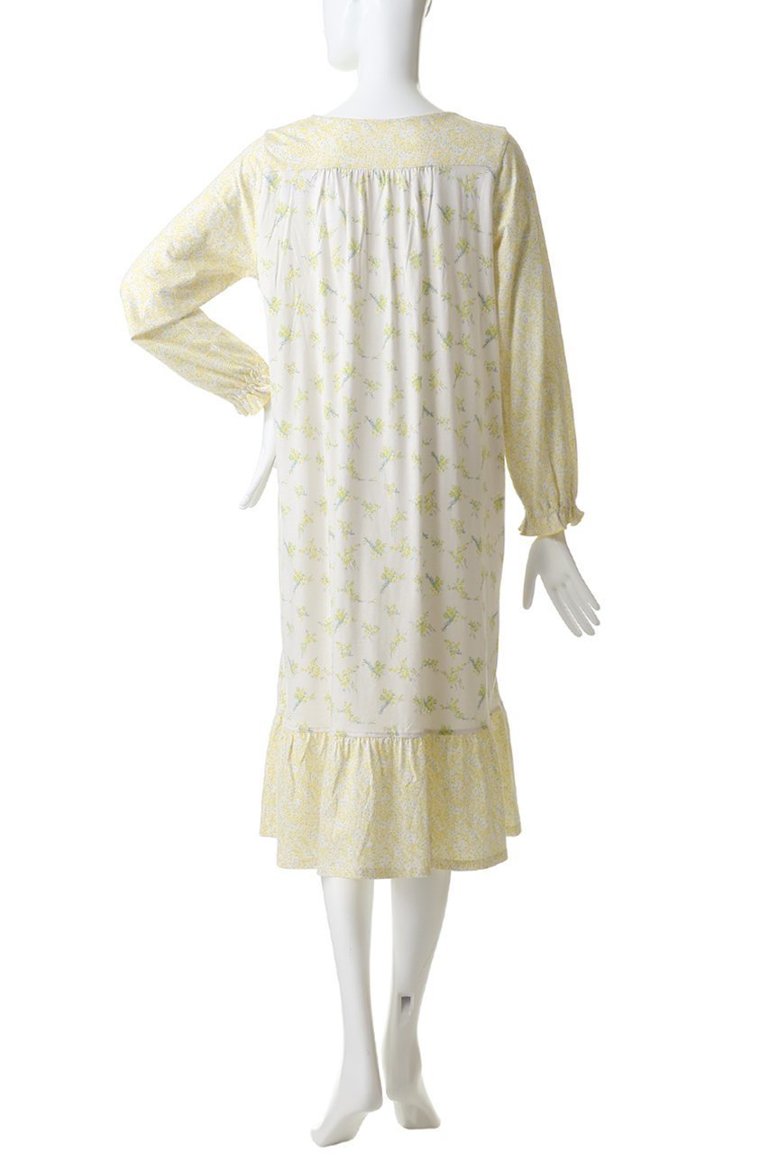 【キッドブルー/KID BLUE】の26ブリティッシュブーケNナイティ 人気、トレンドファッション・服の通販 founy(ファニー) 　ファッション　Fashion　レディースファッション　Fashion for Women　ワンピース　Dresses　エレガント 上品　Elegant　ギャザー　Gathered, Ruffled　スリーブ　Sleeve, Long Sleeve / Short Sleeve　パジャマ　Pajamas, Sleepwear　フェミニン　Feminine, Girly　フレア　Flare, Flared　ロング　Long, Long-Length　新作・新入荷　New Arrivals / New In　旅行　Travel　other-4|ID: prp329100004852251 ipo3291000000035622271