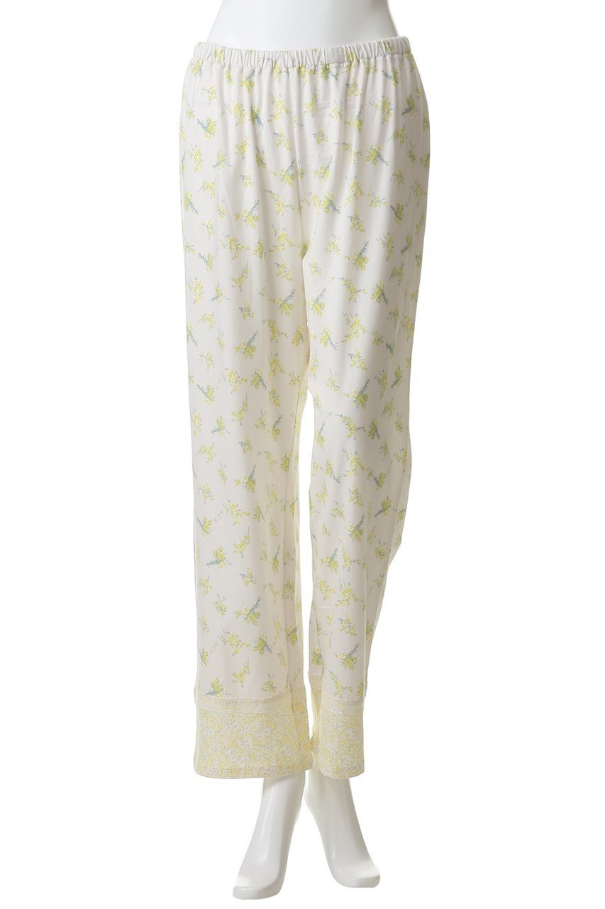 【キッドブルー/KID BLUE】の26ブリティッシュブーケNパジャマ 人気、トレンドファッション・服の通販 founy(ファニー) 　ファッション　Fashion　レディースファッション　Fashion for Women　トップス・カットソー　Cut & Sew Tops　ギャザー　Gathered, Ruffled　スリーブ　Sleeve, Long Sleeve / Short Sleeve　パジャマ　Pajamas, Sleepwear　プリント　Print, Printed Pattern　レース　Lace, Lace Fabric　ロング　Long, Long-Length　新作・新入荷　New Arrivals / New In　春　Spring　other-6|ID: prp329100004852252 ipo3291000000035876429