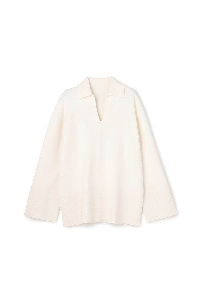 【アンクレイヴ/uncrave】のスウェットライクニット スキッパートップス インテリア・キッズ・メンズ・レディースファッション・服の通販 founy(ファニー) https://founy.com/ ファッション Fashion レディースファッション Fashion for Women トップス・カットソー Cut & Sew Tops ニット Knit Tops & Sweaters シャツ・ブラウス・オフィスカジュアル Elegant Blouses & Button-Ups レディースパーカー・カジュアルフーディー Casual Hoodies & Sweatshirts ロングTシャツ・Tシャツ Longline T-Shirts & Tees スウェット・クルーネックトップス Sweatshirts & Crewnecks / Relaxed Fit Sweat Tops カットソー・ベーシックTシャツ Cut-and-Sewn Tops / Stretch Tees & Basics 2026年 2026 スキッパー Skipper, Open Collar スリーブ Sleeve, Long Sleeve / Short Sleeve バランス Balance, Style Balance パターン Pattern, Design Print ボーダー Border, Stripe ミドル Middle Length, Mid Height ロング Long, Long-Length 夏 Summer 春 Spring S/S・春夏 SS, Spring/Summer, Warm Season 無地 Plain, Solid Color |ID: prp329100004852256 ipo3291000000035622331