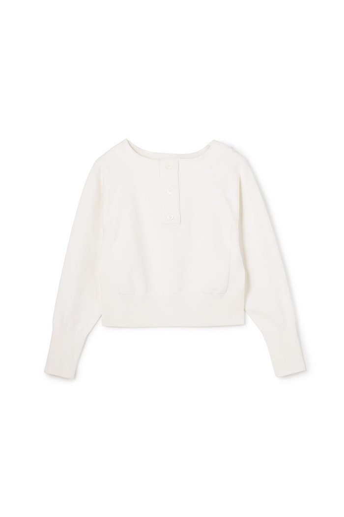 【アンクレイヴ/uncrave】のスウェットライクニット ヘンリーネックトップス インテリア・キッズ・メンズ・レディースファッション・服の通販 founy(ファニー) https://founy.com/ ファッション Fashion レディースファッション Fashion for Women トップス・カットソー Cut & Sew Tops ニット Knit Tops & Sweaters シャツ・ブラウス・オフィスカジュアル Elegant Blouses & Button-Ups レディースパーカー・カジュアルフーディー Casual Hoodies & Sweatshirts ロングTシャツ・Tシャツ Longline T-Shirts & Tees スウェット・クルーネックトップス Sweatshirts & Crewnecks / Relaxed Fit Sweat Tops カットソー・ベーシックTシャツ Cut-and-Sewn Tops / Stretch Tees & Basics 2026年 2026 シンプル Simple, Minimal スリーブ Sleeve, Long Sleeve / Short Sleeve ロング Long, Long-Length 夏 Summer 春 Spring S/S・春夏 SS, Spring/Summer, Warm Season |ID: prp329100004852257 ipo3291000000035622352