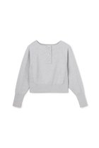 【アンクレイヴ/uncrave】のスウェットライクニット ヘンリーネックトップス TOPグレー|ID: prp329100004852257 ipo3291000000035622354