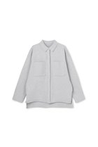 【アンクレイヴ/uncrave】のスウェットライクニット CPOシャツ 人気、トレンドファッション・服の通販 founy(ファニー) ファッション Fashion レディースファッション Fashion for Women トップス・カットソー Cut & Sew Tops ニット Knit Tops & Sweaters シャツ・ブラウス・オフィスカジュアル Elegant Blouses & Button-Ups レディースパーカー・カジュアルフーディー Casual Hoodies & Sweatshirts スウェット・クルーネックトップス Sweatshirts & Crewnecks / Relaxed Fit Sweat Tops 2026年 2026 ユニセックス Unisex, Genderless カットオフ Cut-Off Design スリーブ Sleeve, Long Sleeve / Short Sleeve ロング Long, Long-Length 夏 Summer 春 Spring S/S・春夏 SS, Spring/Summer, Warm Season thumbnail TOPグレー|ID: prp329100004852258 ipo3291000000035622370