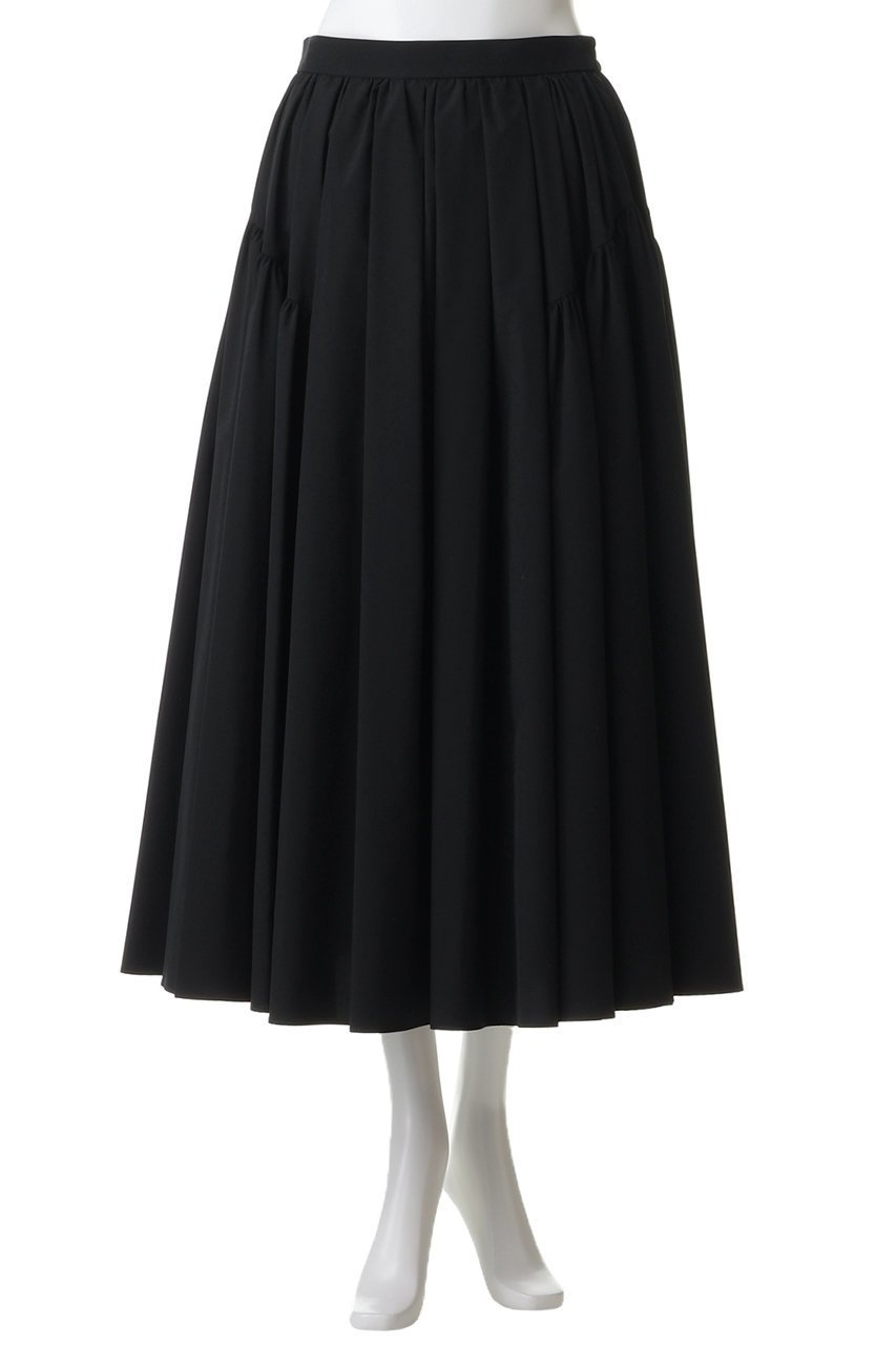 【アルアバイル/allureville】の【Loulou Willoughby】キリカエタックタフタSK A 人気、トレンドファッション・服の通販 founy(ファニー) 　ファッション　Fashion　レディースファッション　Fashion for Women　スカート　Skirts　ロングスカート　Long Skirts / Maxi & Midi Skirts　ギャザー　Gathered, Ruffled　サンダル　Sandals, Summer Shoes　タフタ　Taffeta, Structured Fabric　バランス　Balance, Style Balance　ロング　Long, Long-Length　エレガント 上品　Elegant　other-2|ID: prp329100004852708 ipo3291000000036209427