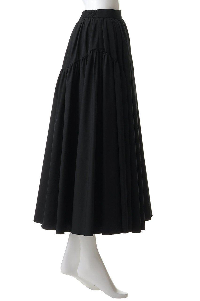 【アルアバイル/allureville】の【Loulou Willoughby】キリカエタックタフタSK A 人気、トレンドファッション・服の通販 founy(ファニー) 　ファッション　Fashion　レディースファッション　Fashion for Women　スカート　Skirts　ロングスカート　Long Skirts / Maxi & Midi Skirts　ギャザー　Gathered, Ruffled　サンダル　Sandals, Summer Shoes　タフタ　Taffeta, Structured Fabric　バランス　Balance, Style Balance　ロング　Long, Long-Length　エレガント 上品　Elegant　other-3|ID: prp329100004852708 ipo3291000000036209429