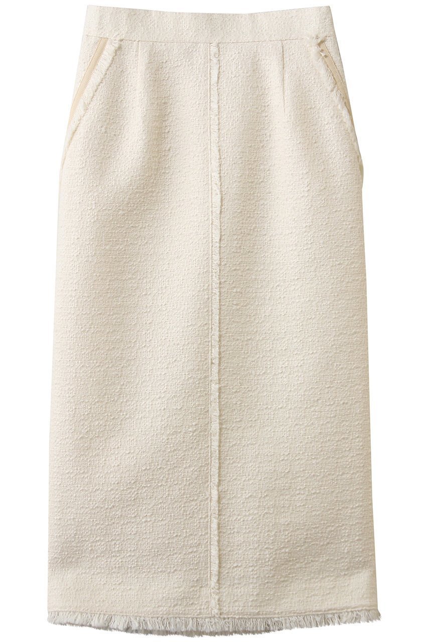 【アルアバイル/allureville】のニュアンスタイトツィードスカート 人気、トレンドファッション・服の通販 founy(ファニー) 　ファッション　Fashion　レディースファッション　Fashion for Women　スカート　Skirts　ロングスカート　Long Skirts / Maxi & Midi Skirts　2026年　2026　おすすめ　Recommended / Our Picks　シンプル　Simple, Minimal　ジャケット　Jacket, Outerwear　スウェット / スエット　Sweatshirt, Sweatwear　センター　Center, Center Line　ツイード　Twill, Twill Weave　フリンジ　Fringe, Tassel　ブルゾン　Blouson, Bomber Jacket　ポケット　Pocket, Pocket Detail　ロング　Long, Long-Length　エレガント 上品　Elegant　今季　This Season, Current Season　夏　Summer　春　Spring　S/S・春夏　SS, Spring/Summer, Warm Season　 other-1|ID: prp329100004852709 ipo3291000000035638466