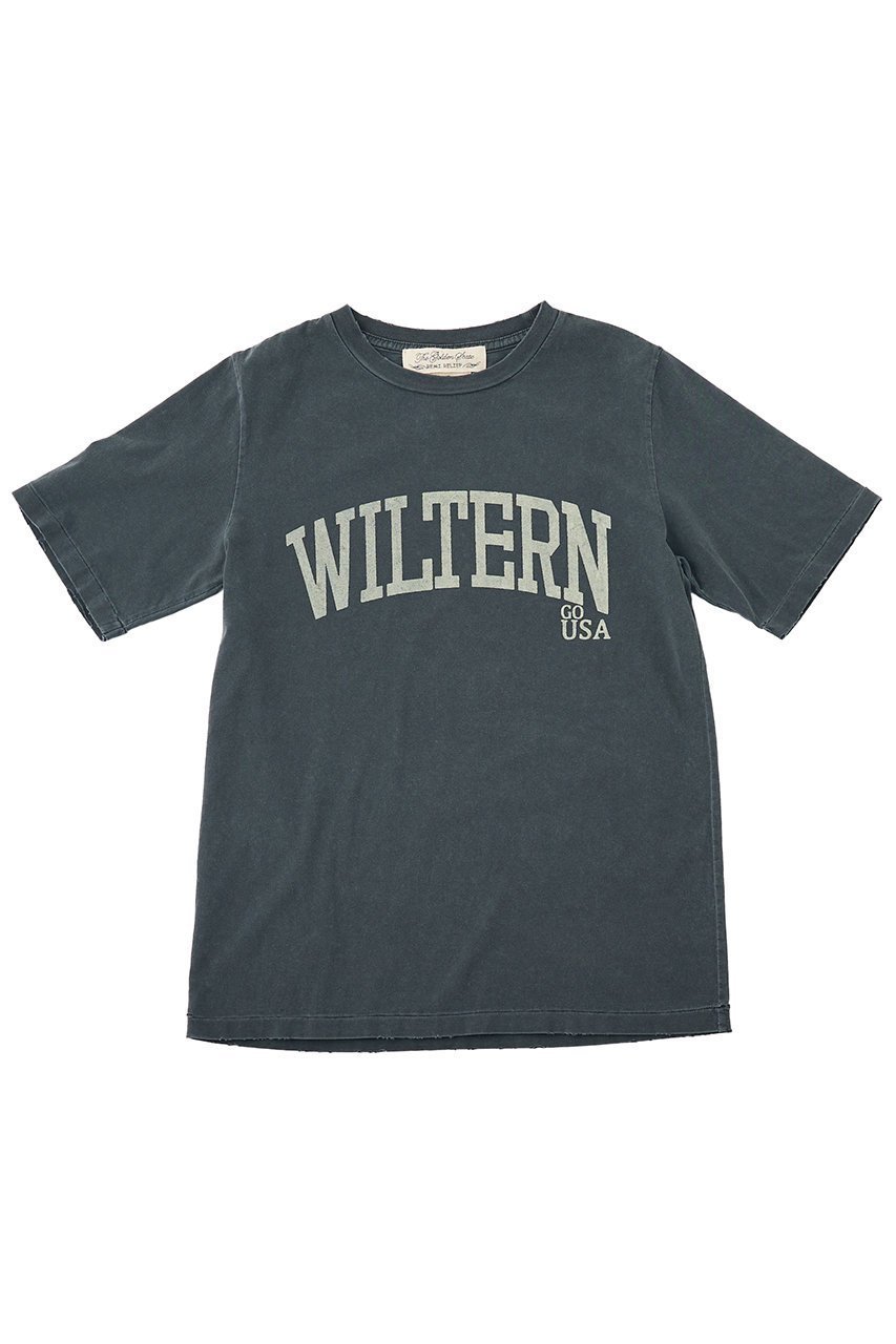【ザ ストア バイ シー/THE STORE by C】の【REMI RELIEF】【別注】【WEB限定】WILTERNロゴTシャツ 人気、トレンドファッション・服の通販 founy(ファニー) 　ファッション　Fashion　レディースファッション　Fashion for Women　トップス・カットソー　Cut & Sew Tops　シャツ・ブラウス・オフィスカジュアル　Elegant Blouses & Button-Ups　ロングTシャツ・Tシャツ　Longline T-Shirts & Tees　カットソー・ベーシックTシャツ　Cut-and-Sewn Tops / Stretch Tees & Basics　2026年　2026　カットソー　Cut and Sewn Top　ショート　Short, Short Length　スリーブ　Sleeve, Long Sleeve / Short Sleeve　ダメージ　Distressed, Destroyed　ベーシック　Basic, Essential　別注　Limited Edition, Custom Order　半袖　Short Sleeve, Half Sleeve　夏　Summer　春　Spring　S/S・春夏　SS, Spring/Summer, Warm Season　 other-1|ID: prp329100004852721 ipo3291000000035638601