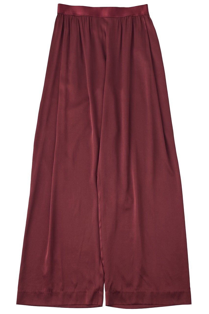 【ザ ストア バイ シー/THE STORE by C】の【COCUCA】ウォッシャブルシルクパンツ インテリア・キッズ・メンズ・レディースファッション・服の通販 founy(ファニー) 　ファッション　Fashion　レディースファッション　Fashion for Women　パンツ　Pants & Trousers　2026年　2026　なめらか　Smooth, Silky Texture　ギャザー　Gathered, Ruffled　シルク　Silk, 100% Silk　ストレッチ　Stretch, Stretchy Fabric　バランス　Balance, Style Balance　リュクス　Luxury, Elegant, High-End, Chic　夏　Summer　春　Spring　S/S・春夏　SS, Spring/Summer, Warm Season　ボルドー|ID: prp329100004852724 ipo3291000000035638631