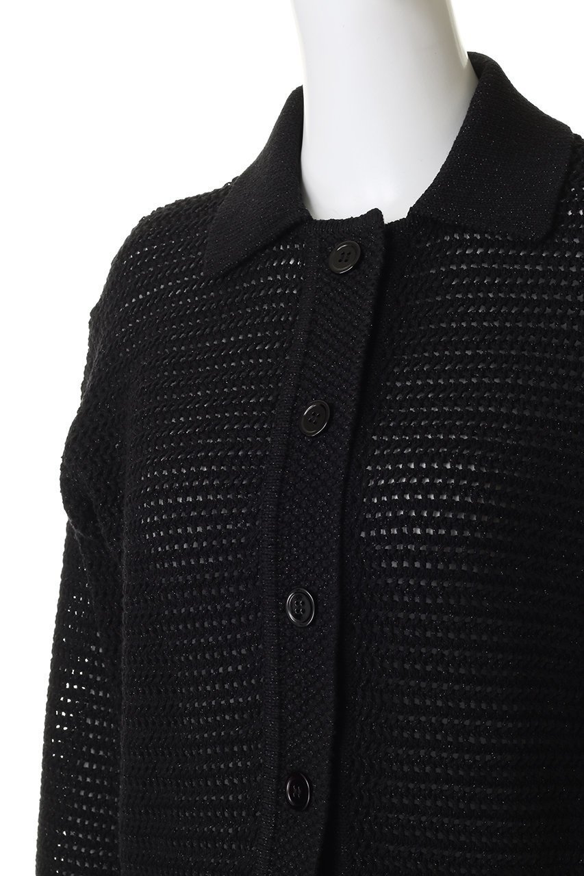 【デパリエ/DEPAREILLE】のミックスポロカーディガン 人気、トレンドファッション・服の通販 founy(ファニー) 　ファッション　Fashion　レディースファッション　Fashion for Women　トップス・カットソー　Cut & Sew Tops　ニット　Knit Tops & Sweaters　カーディガン・羽織り　Layered Style Cardigans　2026年　2026　おすすめ　Recommended / Our Picks　かぎ針　Crochet　カーディガン　Cardigan, Knitwear　クラシカル　Classical, Vintage-Inspired　エレガント 上品　Elegant　夏　Summer　春　Spring　S/S・春夏　SS, Spring/Summer, Warm Season　other-5|ID: prp329100004852725 ipo3291000000035638645