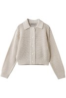 【デパリエ/DEPAREILLE】のミックスポロカーディガン 人気、トレンドファッション・服の通販 founy(ファニー) ファッション Fashion レディースファッション Fashion for Women トップス・カットソー Cut & Sew Tops ニット Knit Tops & Sweaters カーディガン・羽織り Layered Style Cardigans おすすめ Recommended / Our Picks かぎ針 Crochet カーディガン Cardigan, Knitwear クラシカル Classical, Vintage-Inspired エレガント 上品 Elegant |ID:prp329100004852725