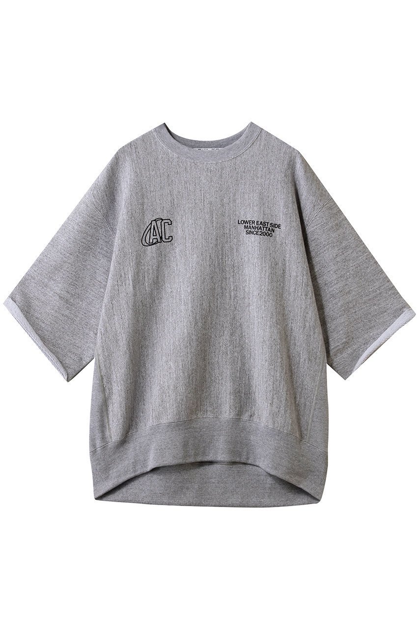 【アメリカーナ/Americana】のCUT OFF リバースウィーブスウェット インテリア・キッズ・メンズ・レディースファッション・服の通販 founy(ファニー) 　ファッション　Fashion　レディースファッション　Fashion for Women　トップス・カットソー　Cut & Sew Tops　シャツ・ブラウス・オフィスカジュアル　Elegant Blouses & Button-Ups　レディースパーカー・カジュアルフーディー　Casual Hoodies & Sweatshirts　ロングTシャツ・Tシャツ　Longline T-Shirts & Tees　スウェット・クルーネックトップス　Sweatshirts & Crewnecks / Relaxed Fit Sweat Tops　カットソー・ベーシックTシャツ　Cut-and-Sewn Tops / Stretch Tees & Basics　カットオフ　Cut-Off Design　ショート　Short, Short Length　スウェット / スエット　Sweatshirt, Sweatwear　スリーブ　Sleeve, Long Sleeve / Short Sleeve　トレンド　Trend, Trending Now　フロント　Front, Front Design　プリント　Print, Printed Pattern　リラックス　Relax, Relaxed Fit　杢グレー|ID: prp329100004852729 ipo3291000000036130907