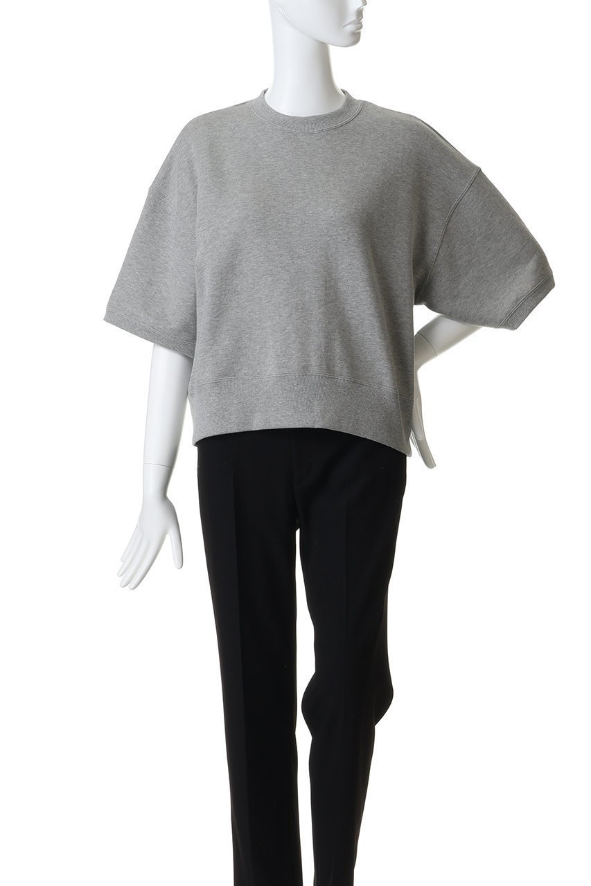 【スローン/SLOANE】のコットン裏毛 半袖ショート丈スウェット 人気、トレンドファッション・服の通販 founy(ファニー) 　ファッション　Fashion　レディースファッション　Fashion for Women　トップス・カットソー　Cut & Sew Tops　シャツ・ブラウス・オフィスカジュアル　Elegant Blouses & Button-Ups　レディースパーカー・カジュアルフーディー　Casual Hoodies & Sweatshirts　ロングTシャツ・Tシャツ　Longline T-Shirts & Tees　スウェット・クルーネックトップス　Sweatshirts & Crewnecks / Relaxed Fit Sweat Tops　カットソー・ベーシックTシャツ　Cut-and-Sewn Tops / Stretch Tees & Basics　2026年　2026　おすすめ　Recommended / Our Picks　ショート　Short, Short Length　スウェット / スエット　Sweatshirt, Sweatwear　セットアップ　Set-Up, Coordinated Outfit　デニム　Denim, Jeans Material　バランス　Balance, Style Balance　半袖　Short Sleeve, Half Sleeve　吸水　Absorbent, Quick-Dry　夏　Summer　春　Spring　S/S・春夏　SS, Spring/Summer, Warm Season　other-2|ID: prp329100004852731 ipo3291000000035638696