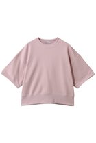 【スローン/SLOANE】のコットン裏毛 半袖ショート丈スウェット ピンク|ID: prp329100004852731 ipo3291000000035922389