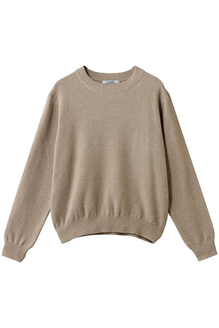 【スローン/SLOANE】の7Gリンクス鹿の子編み コットン クルーネック インテリア・キッズ・メンズ・レディースファッション・服の通販 founy(ファニー) https://founy.com/ ファッション Fashion レディースファッション Fashion for Women トップス・カットソー Cut & Sew Tops ニット Knit Tops & Sweaters カジュアルプルオーバー・ニットトップス Pullovers & Knit Tops / Casual Pullovers 2026年 2026 デニム Denim, Jeans Material エレガント 上品 Elegant 夏 Summer 春 Spring S/S・春夏 SS, Spring/Summer, Warm Season 鹿の子 Piqué, Kanoko Fabric |ID: prp329100004852732 ipo3291000000036209534