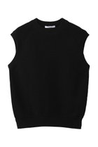 【スローン/SLOANE】の7G変形片畦編み コットン クルーネックベスト 人気、トレンドファッション・服の通販 founy(ファニー) ファッション Fashion レディースファッション Fashion for Women トップス・カットソー Cut & Sew Tops ニット Knit Tops & Sweaters ベスト&ジレ / 重ね着スタイル Vests & Gilets カジュアルプルオーバー・ニットトップス Pullovers & Knit Tops / Casual Pullovers 畦編みニット・テクスチャードトップス Ribbed Knit Sweaters / Textured Knit Tops 2026年 2026 シンプル Simple, Minimal デニム Denim, Jeans Material 夏 Summer 春 Spring S/S・春夏 SS, Spring/Summer, Warm Season 畦 Ribbed Knit 軽量 Lightweight, Ultra Light thumbnail ブラック|ID: prp329100004852733 ipo3291000000035638711
