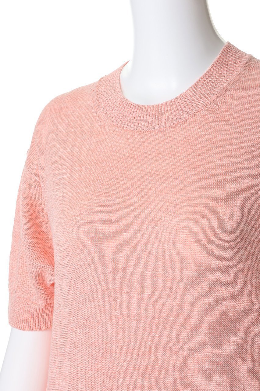 【バトナー/BATONER】のウォッシュドハイカウン リネン クルーネック ショートスリーブニットプルオーバー 人気、トレンドファッション・服の通販 founy(ファニー) 　ファッション　Fashion　レディースファッション　Fashion for Women　トップス・カットソー　Cut & Sew Tops　ニット　Knit Tops & Sweaters　カジュアルプルオーバー・ニットトップス　Pullovers & Knit Tops / Casual Pullovers　2026年　2026　なめらか　Smooth, Silky Texture　リネン　Linen, Linen Fabric　夏　Summer　春　Spring　S/S・春夏　SS, Spring/Summer, Warm Season　other-5|ID: prp329100004852734 ipo3291000000035638733