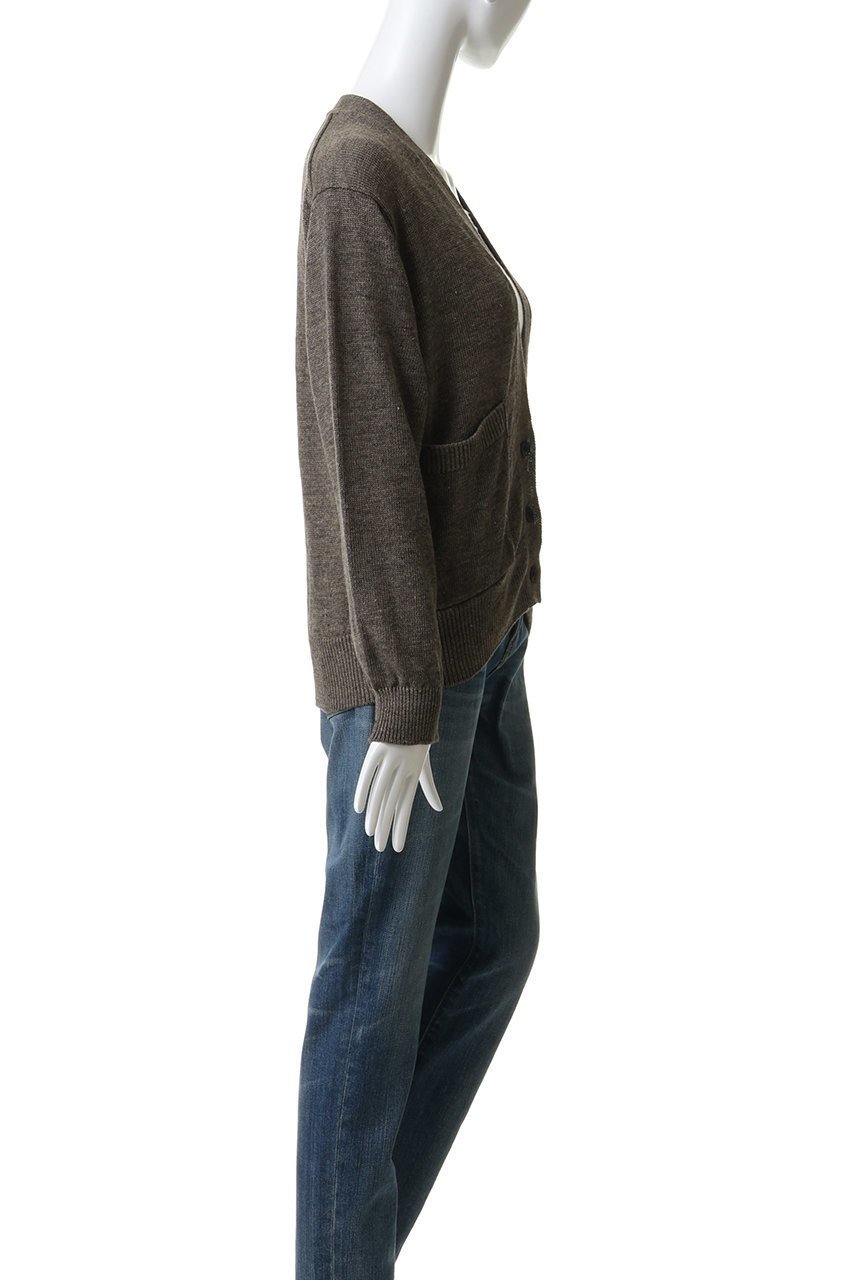 【バトナー/BATONER】のウォッシュドハイカウントリネン Vネックニットカーディガン 人気、トレンドファッション・服の通販 founy(ファニー) 　ファッション　Fashion　レディースファッション　Fashion for Women　トップス・カットソー　Cut & Sew Tops　ニット　Knit Tops & Sweaters　カーディガン・羽織り　Layered Style Cardigans　Vネックトップス　V-Neck Tops / V-Cut Neckline Shirts　2026年　2026　なめらか　Smooth, Silky Texture　カーディガン　Cardigan, Knitwear　リネン　Linen, Linen Fabric　夏　Summer　春　Spring　S/S・春夏　SS, Spring/Summer, Warm Season　other-3|ID: prp329100004852735 ipo3291000000035878582