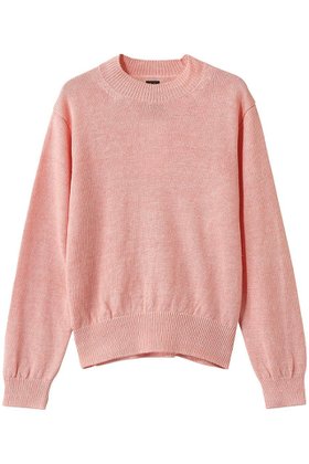 【バトナー/BATONER】のウォッシュドハイカウントリネン クルーネックニットプルオーバー 人気、トレンドファッション・服の通販 founy(ファニー) ファッション Fashion レディースファッション Fashion for Women トップス・カットソー Cut & Sew Tops ニット Knit Tops & Sweaters カジュアルプルオーバー・ニットトップス Pullovers & Knit Tops / Casual Pullovers 2026年 2026 なめらか Smooth, Silky Texture シンプル Simple, Minimal センター Center, Center Line デニム Denim, Jeans Material プレーン Plain, Simple リネン Linen, Linen Fabric 夏 Summer 春 Spring S/S・春夏 SS, Spring/Summer, Warm Season |ID:prp329100004852736