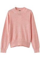 【バトナー/BATONER】のウォッシュドハイカウントリネン クルーネックニットプルオーバー 人気、トレンドファッション・服の通販 founy(ファニー) ファッション Fashion レディースファッション Fashion for Women トップス・カットソー Cut & Sew Tops ニット Knit Tops & Sweaters カジュアルプルオーバー・ニットトップス Pullovers & Knit Tops / Casual Pullovers 2026年 2026 なめらか Smooth, Silky Texture シンプル Simple, Minimal センター Center, Center Line デニム Denim, Jeans Material プレーン Plain, Simple リネン Linen, Linen Fabric 夏 Summer 春 Spring S/S・春夏 SS, Spring/Summer, Warm Season |ID:prp329100004852736