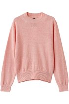 【バトナー/BATONER】のウォッシュドハイカウントリネン クルーネックニットプルオーバー ピンク|ID: prp329100004852736 ipo3291000000036209547