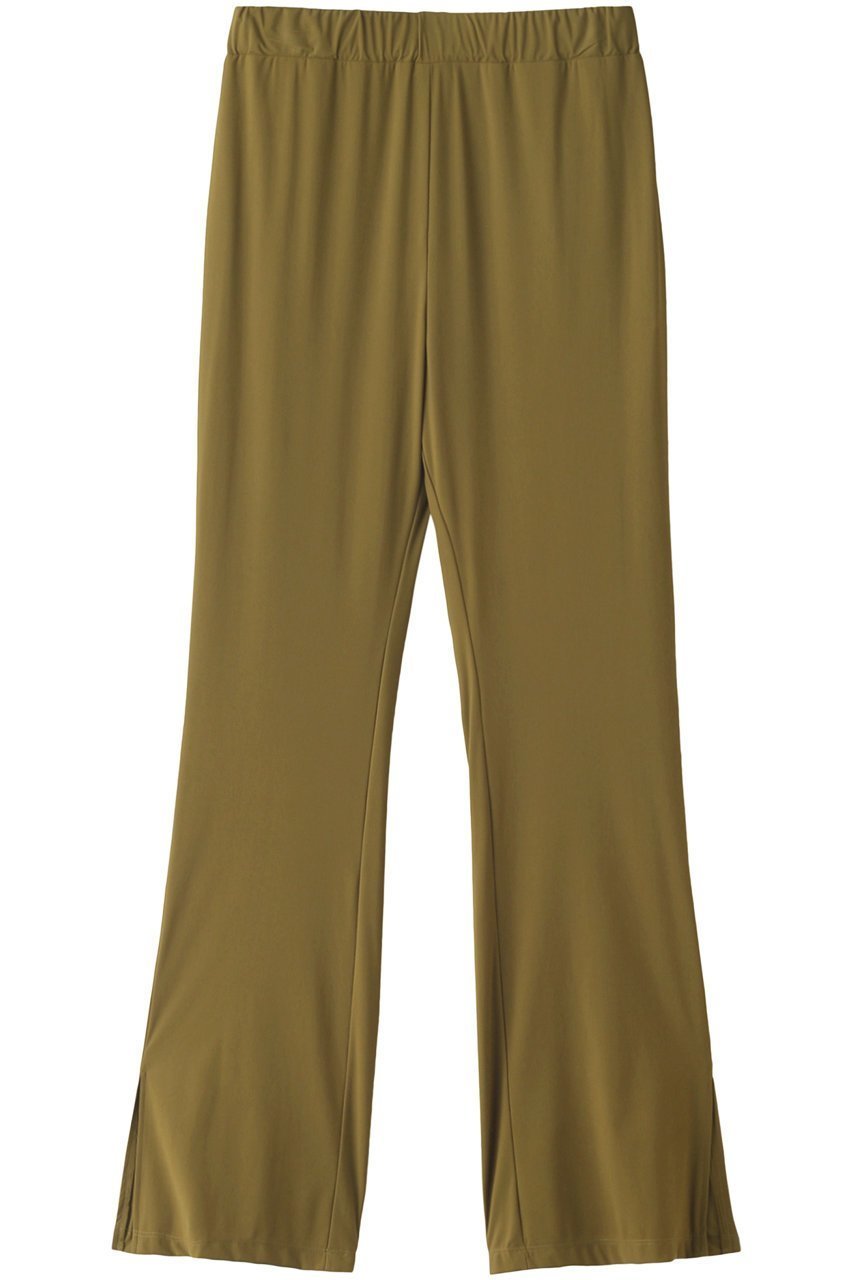 【スタニングルアー/STUNNING LURE】のスイムジャージフレアパンツ インテリア・キッズ・メンズ・レディースファッション・服の通販 founy(ファニー) 　ファッション　Fashion　レディースファッション　Fashion for Women　パンツ　Pants & Trousers　スリット　Slit, Slit Detail　フレア　Flare, Flared　夏　Summer　カーキ|ID: prp329100004852741 ipo3291000000035638856